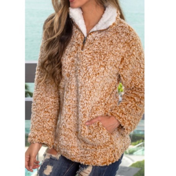 ✨LAST ONE✨Sherpa soft zip pull over - Picture 3 of 8